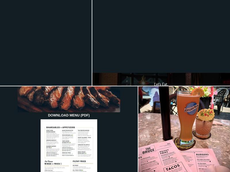 The Bruce Kincardine Menu