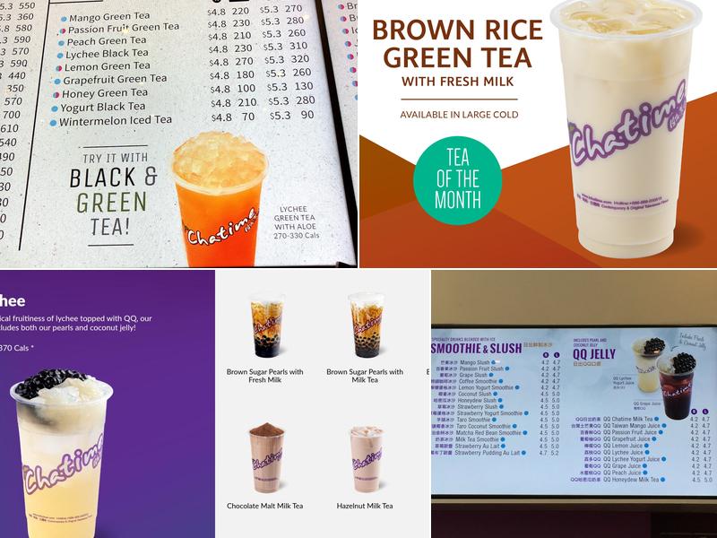 Chatime Menu