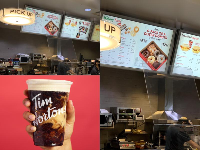 Tim Hortons Menu