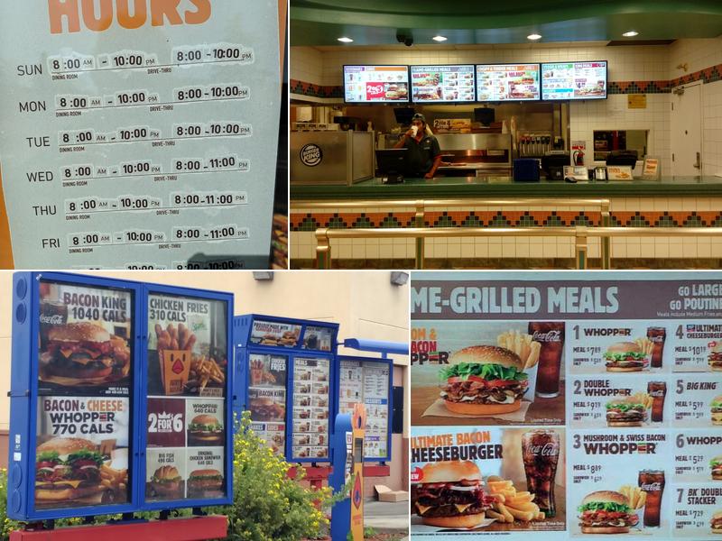 Burger King Menu