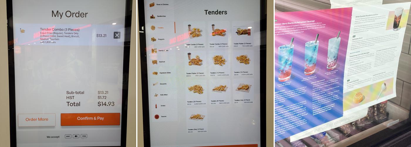 Starbucks Menu