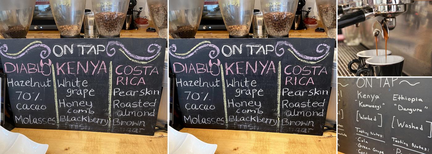 Fahrenheit Coffee Menu