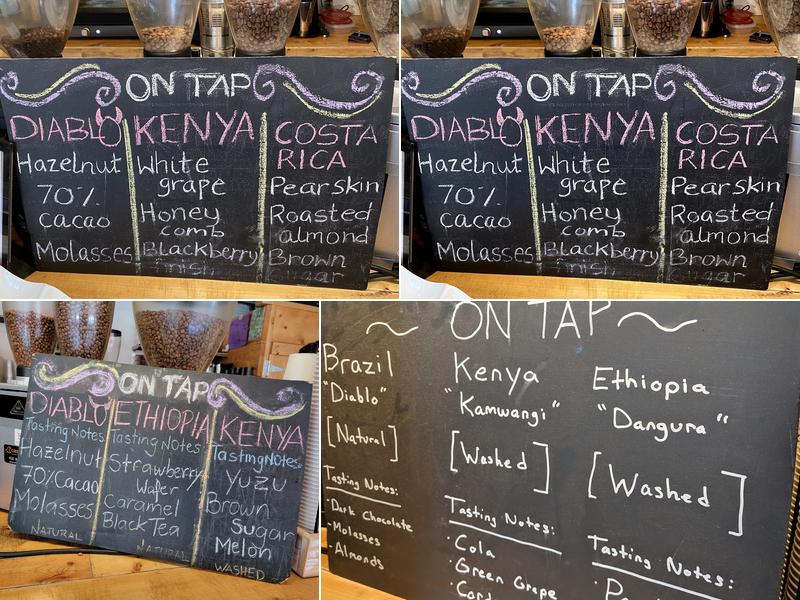 Fahrenheit Coffee Menu