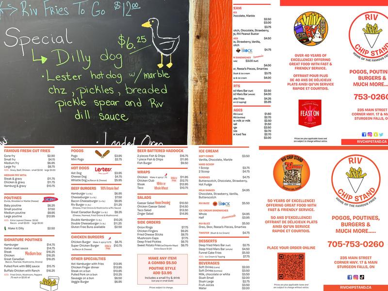 Riv Chip Stand Menu