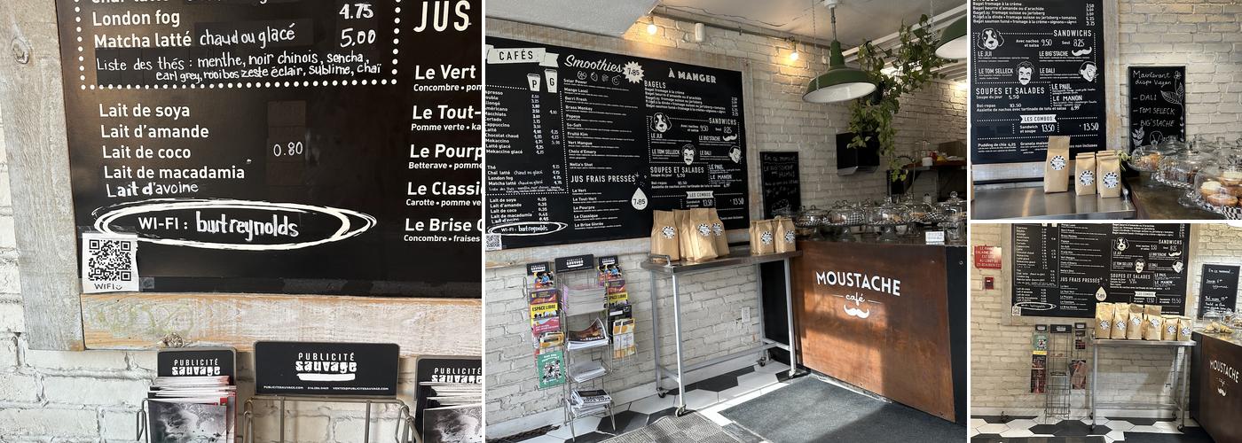 Moustache Café Menu