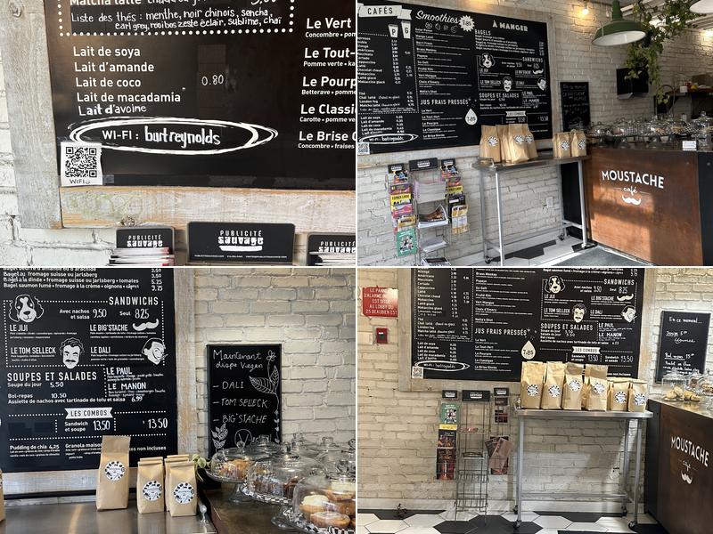 Moustache Café Menu