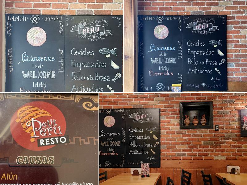 Petit Peru Resto Menu