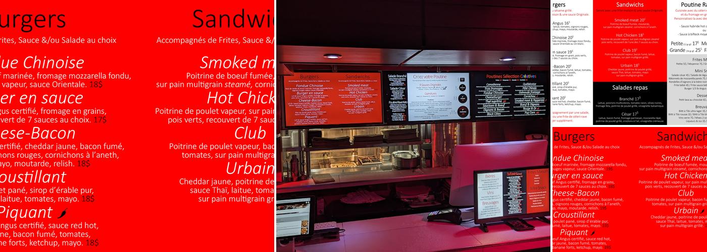 Le Snack Branché Menu