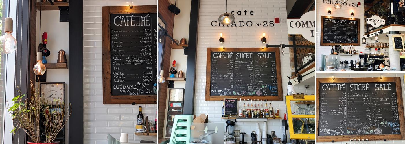 Café Chiado28 Menu