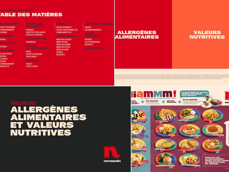 Restaurant Normandin Capitale Menu