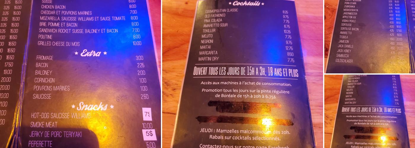 MacFly Bar Arcade Menu