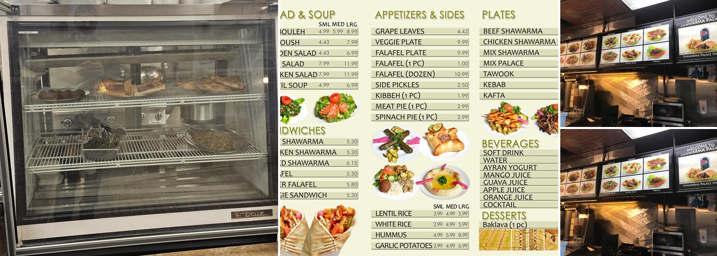 Shawarma Palace Menu