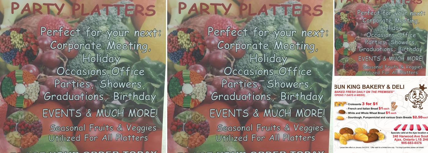 Bun King Bakery & Deli Menu