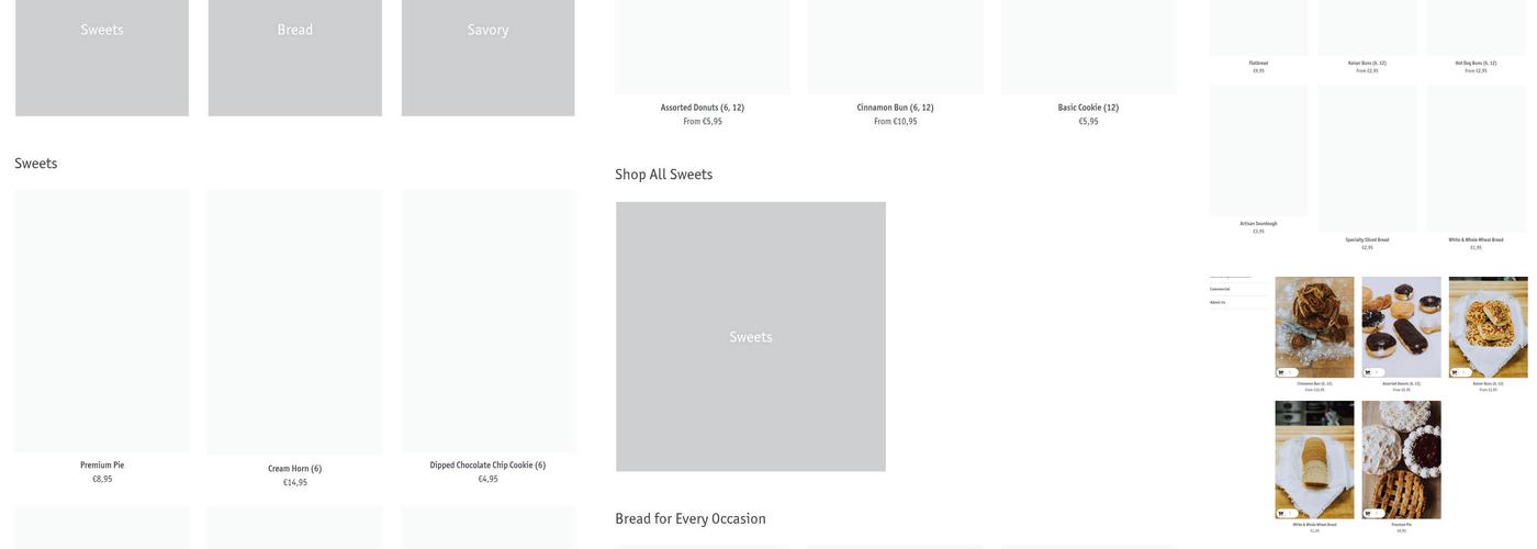 Redcliff Bakery Menu