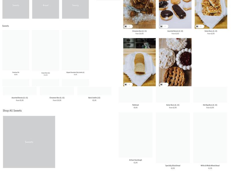 Redcliff Bakery Menu