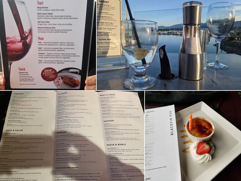 Blackfin Pub Menu