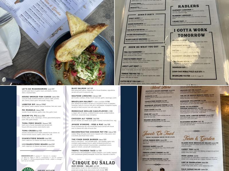 Slaymaker & Nichols Gastro House Menu