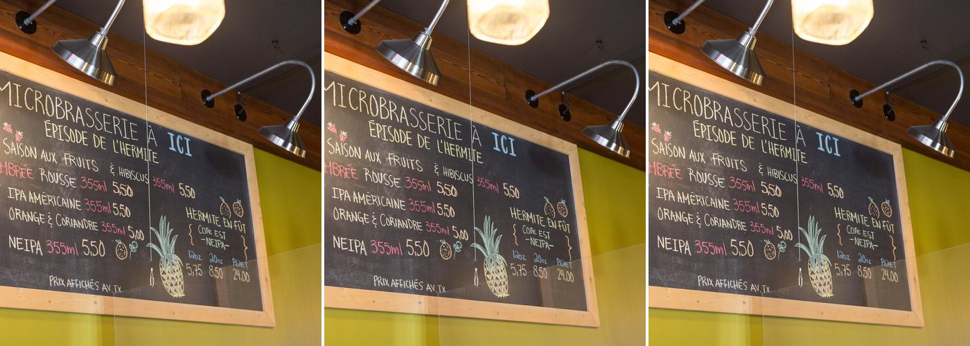 Pub L'Ours Noir Menu