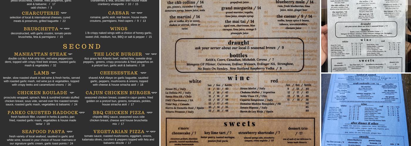 The Fourth Lock Menu