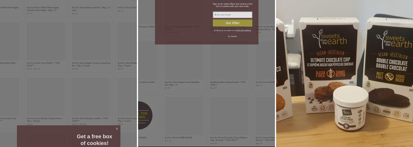 Sweets from the Earth Menu