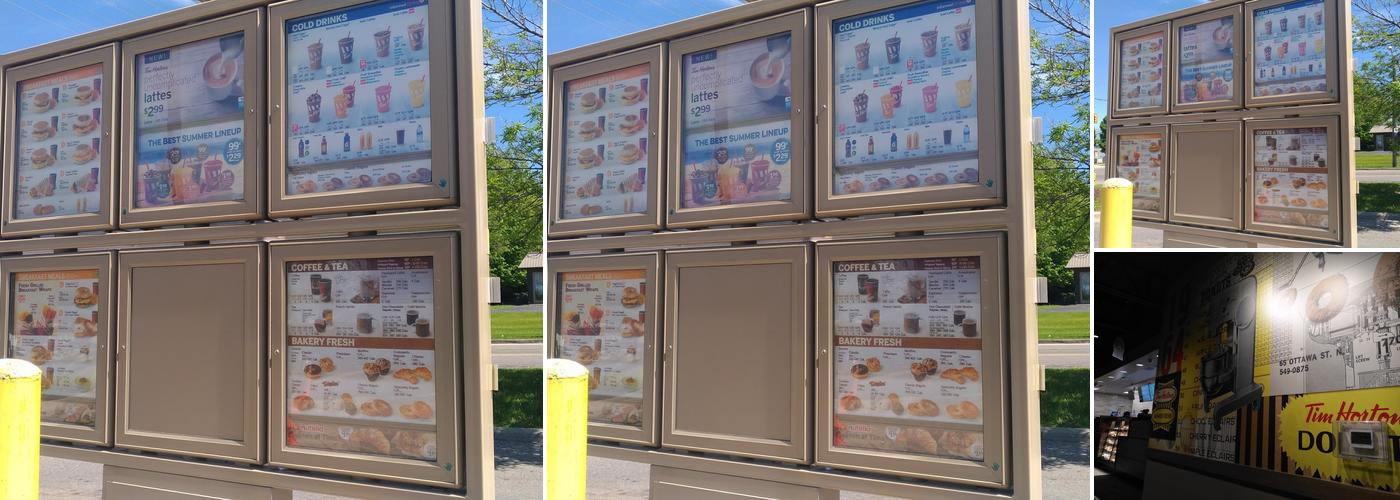 Tim Hortons Menu