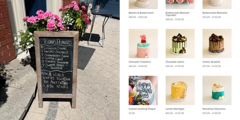 Frosted Flour Co. Menu