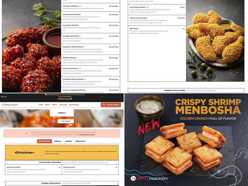 bbq Chicken Menu