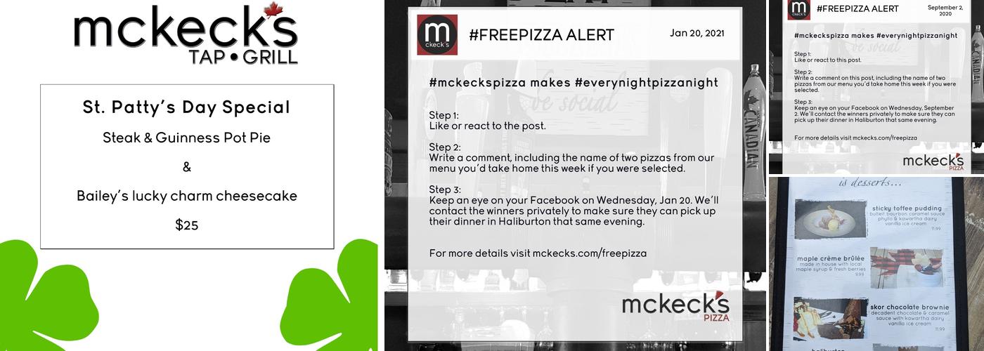 McKeck's-Tap and Grill Menu