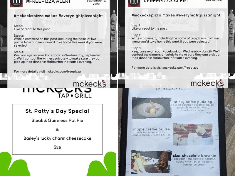 McKeck's-Tap and Grill Menu