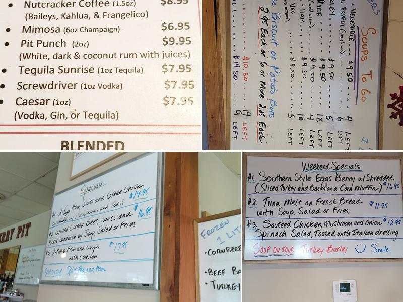 Cherry Pit Restaurant Menu