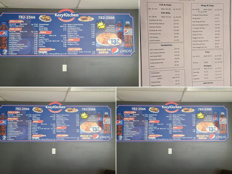 Codfather’s Menu