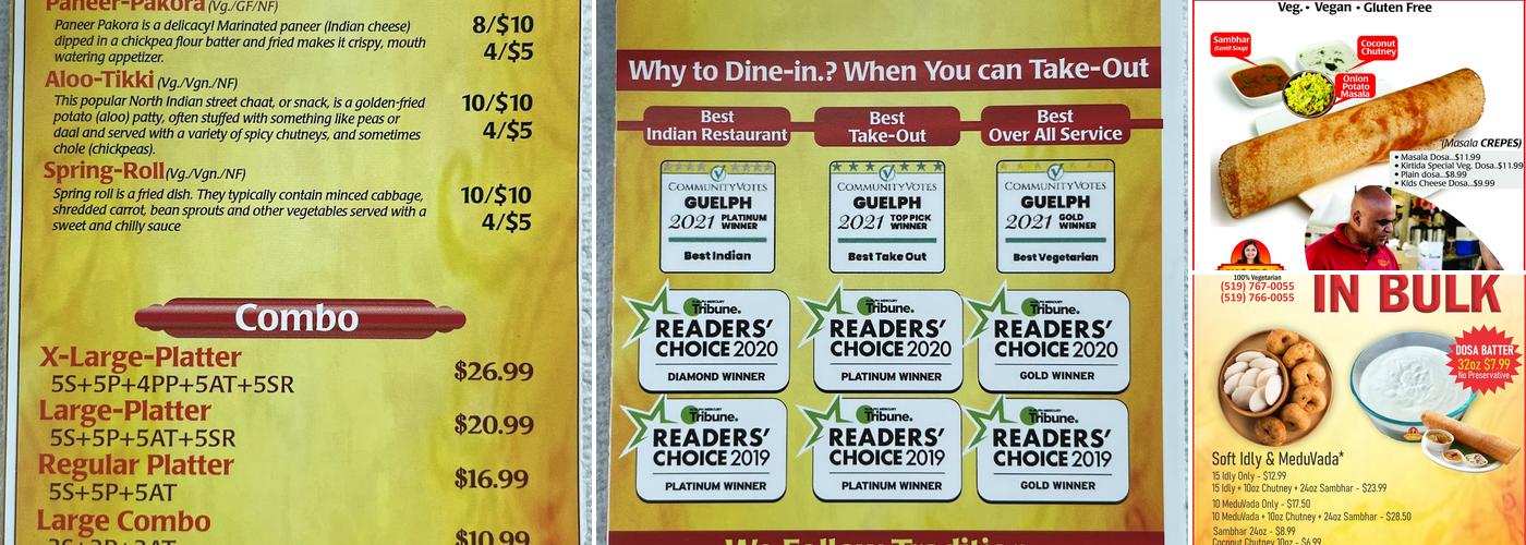 Kirtida Kitchen Menu