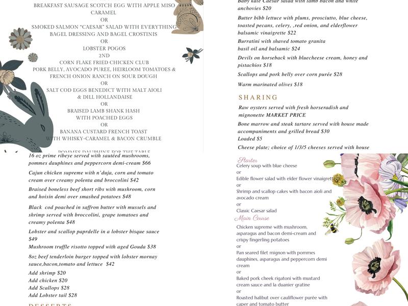 Juniper Dining Co. Menu