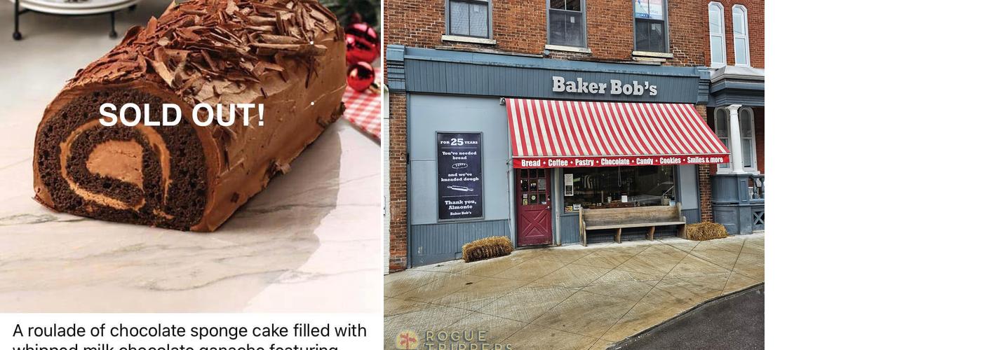 Baker Bob's Menu