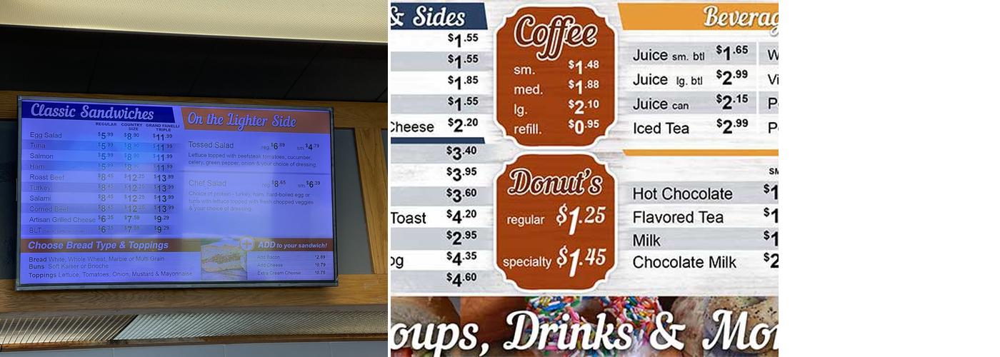 Maple City Bakery Menu