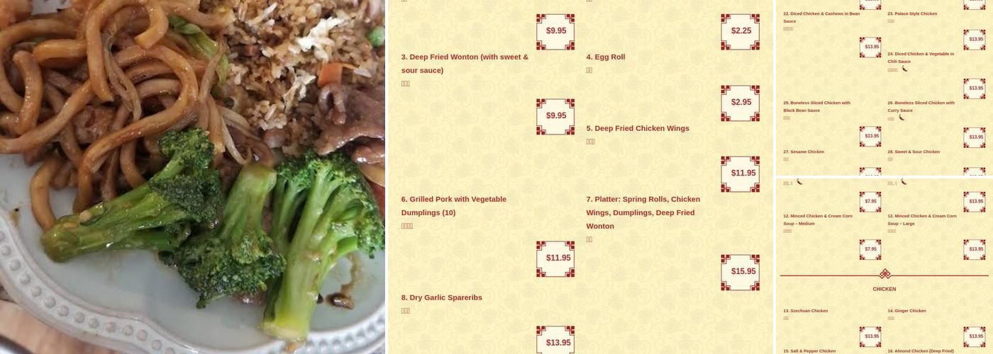 B & T Restaurant Menu