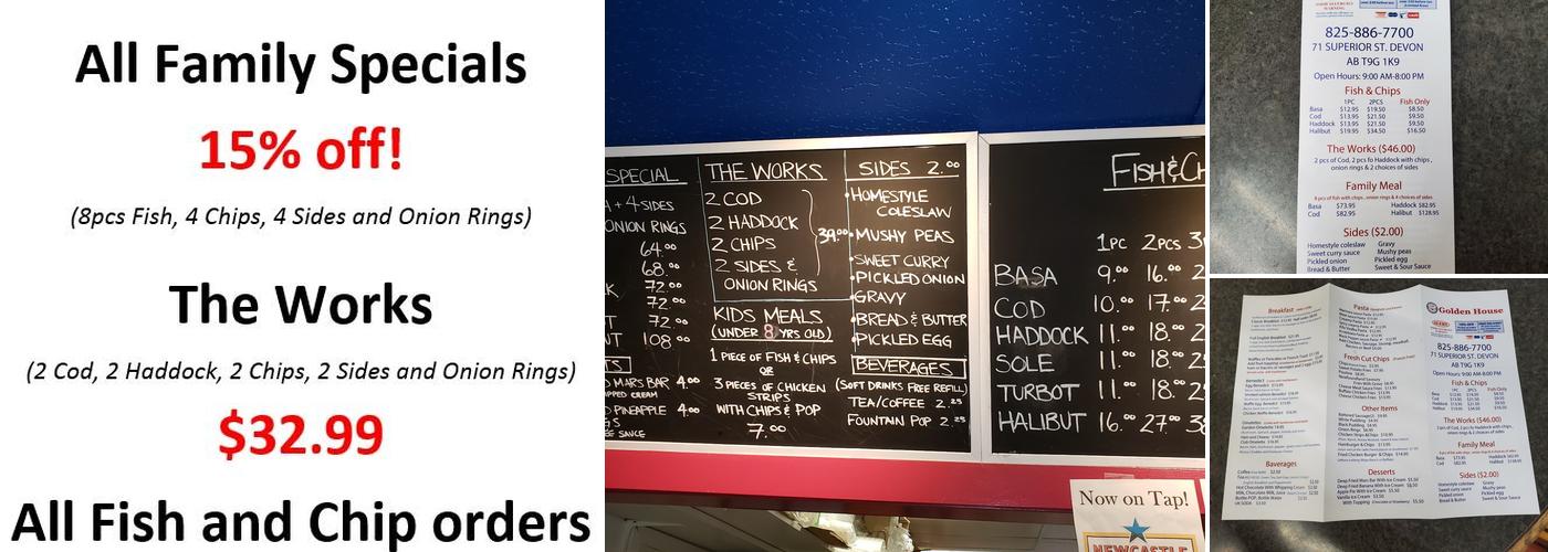 Superior Fish & Chips Menu
