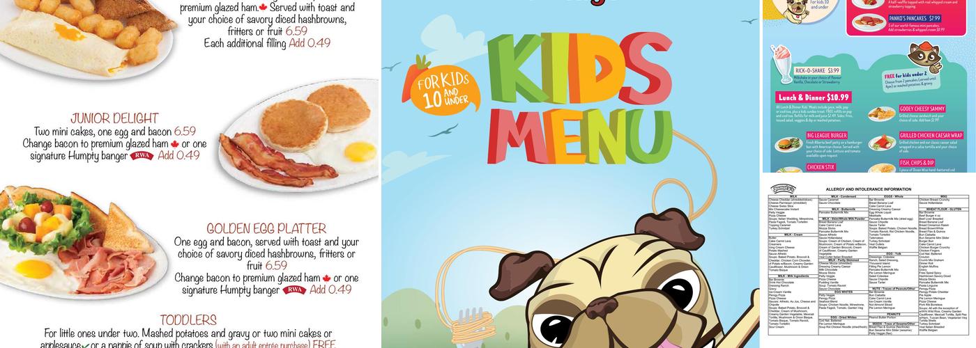 Ricky's All Day Grill - Lloydminster Menu