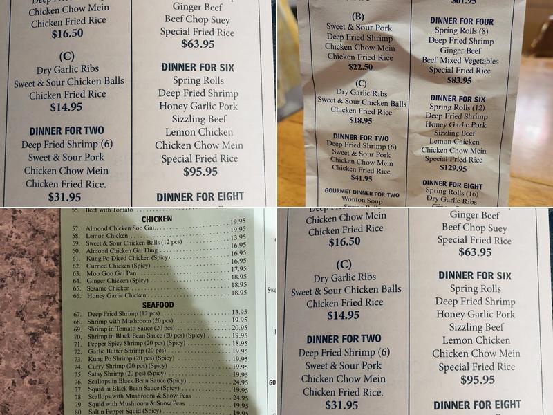 China City Menu