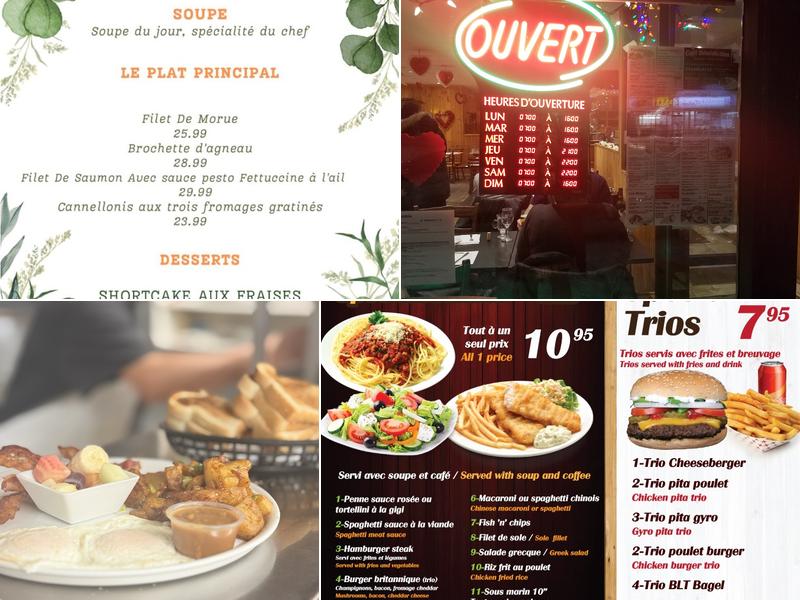 Café Bénédictins Menu