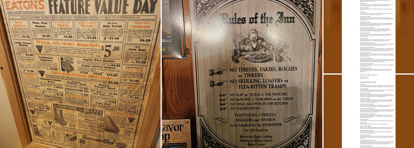 Honeypot Eatery & Pub Menu