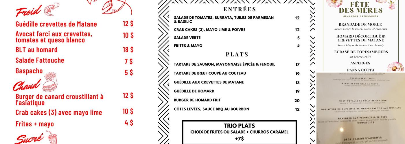 Restaurant Gaston Menu