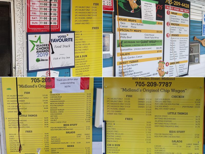 Fish N' Fry Inn Menu