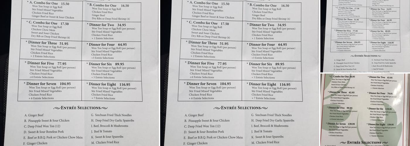 Johnny's Restaurant Menu