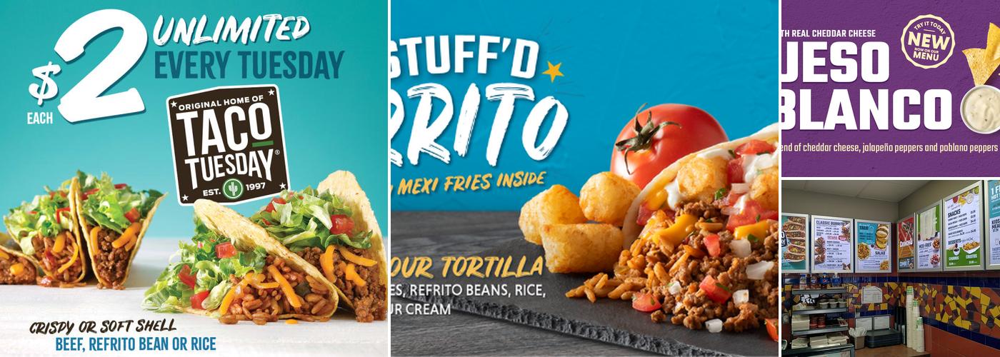 TacoTime Highriver Menu