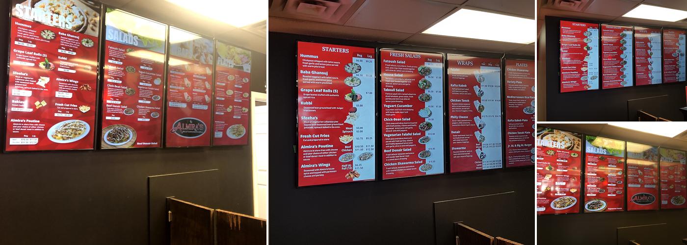 Almira's Mediterranean Grill Menu