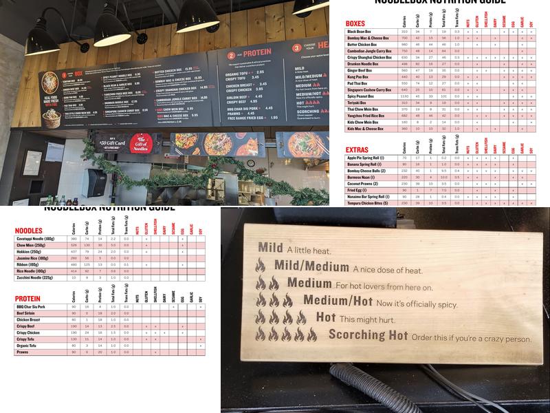 Noodlebox Menu
