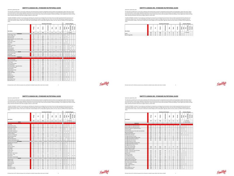 Smitty's Restaurant & Lounge - St. Paul Menu