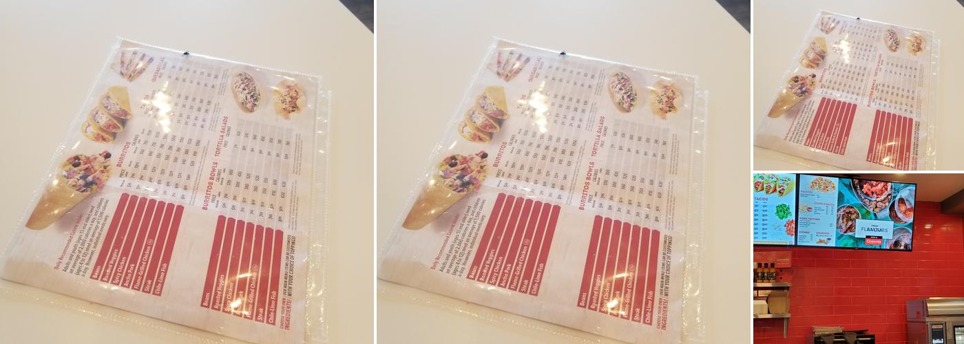 Quesada Burritos & Tacos Menu