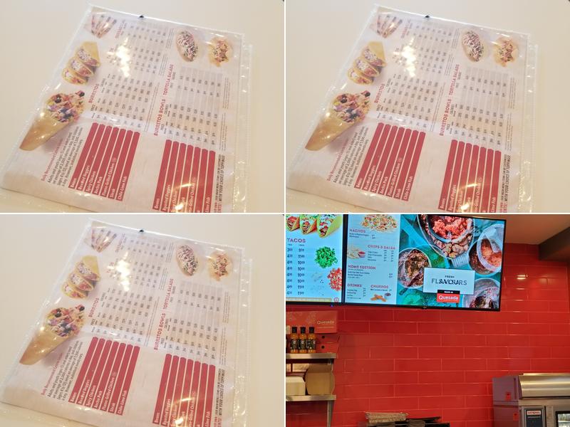 Quesada Burritos & Tacos Menu